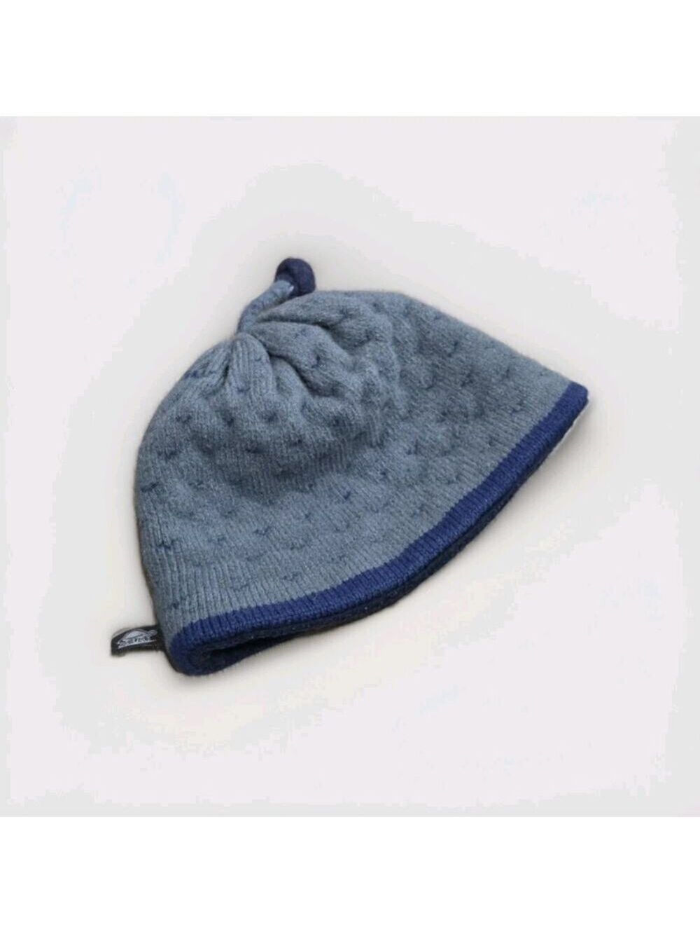 Turtle Fur Madewell In Vermont Beanie Hat Wool And Acrylic Blue And Gray